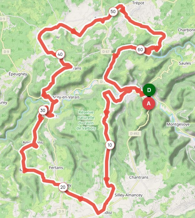 Parcours 70 km Image